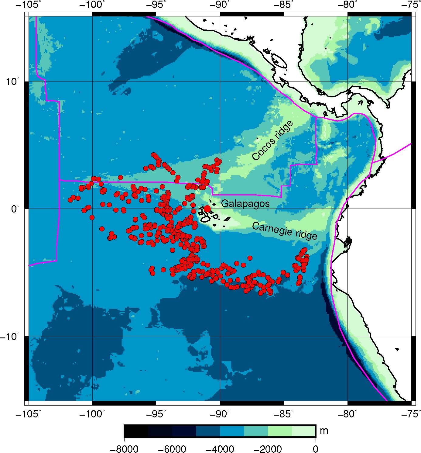 Points chauds des Galapagos