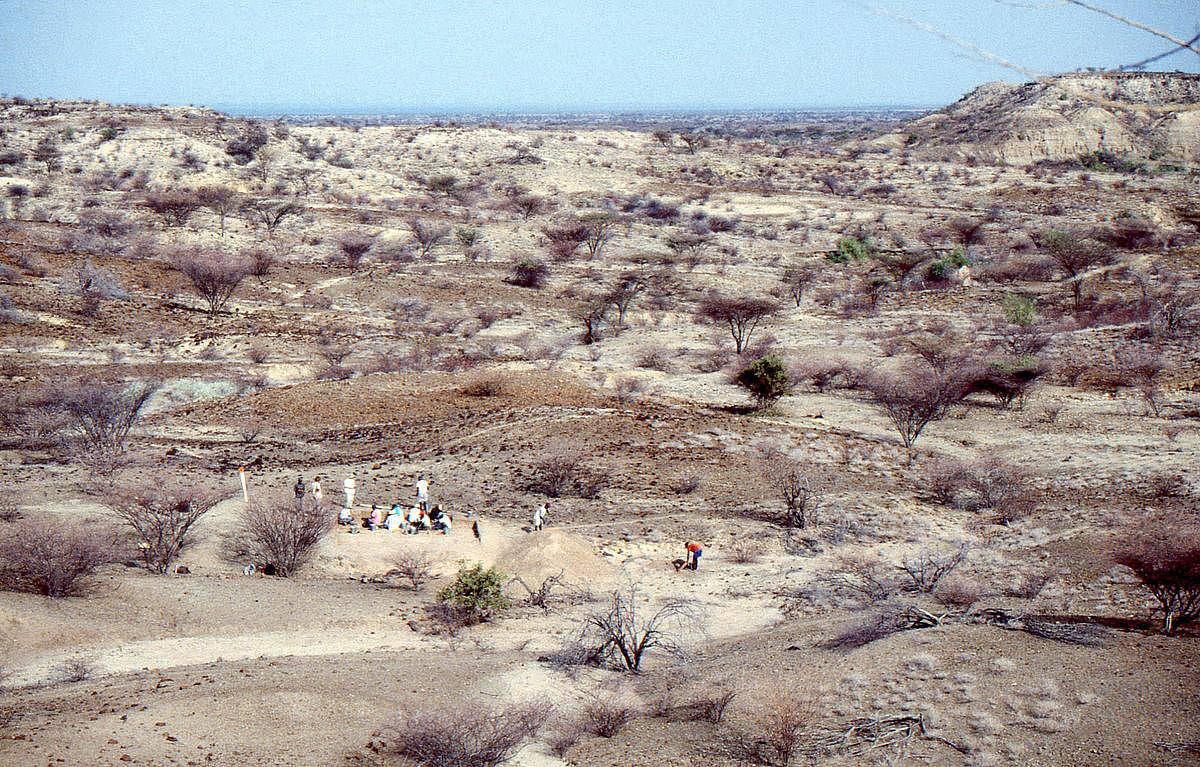 Fouilles à Kokiselei (Kenyaà